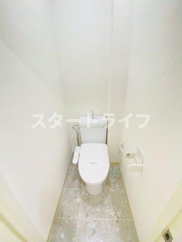 大阪市東淀川区下新庄４丁目の賃貸マンションのトイレ