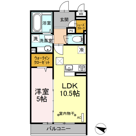 リヴェール湘南の間取り