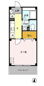 アトリオトモ　壱番館の間取り