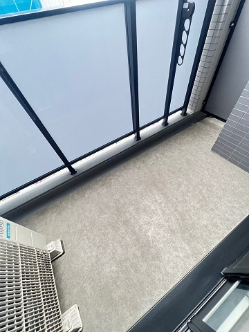 大阪市西淀川区野里２丁目の賃貸マンションのバルコニー|お洗濯にも便利なバルコニー付き