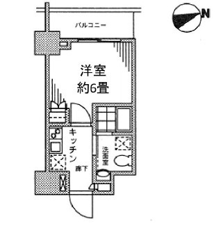 カスタリア門前仲町Ⅱの間取り