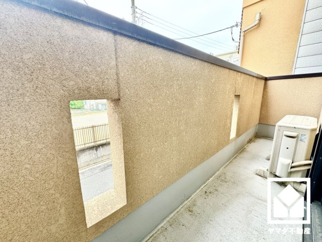 南区唐橋井園町のバルコニー