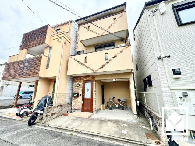 南区唐橋井園町の前面道路含む現地写真