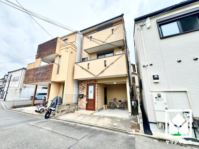 南区唐橋井園町の前面道路含む現地写真