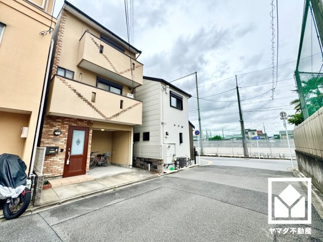 南区唐橋井園町の前面道路含む現地写真