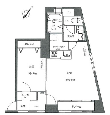 【間取り】 | 西馬込ダイヤモンドマンション