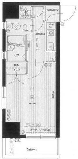 サンテミリオン門前仲町の間取り|間取りです。