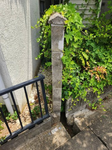 長岡京市長岡1丁目のその他|境界部分です。