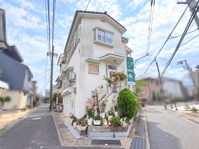 長岡京市長岡1丁目の外観|二方角地のため、視認性も良好です。