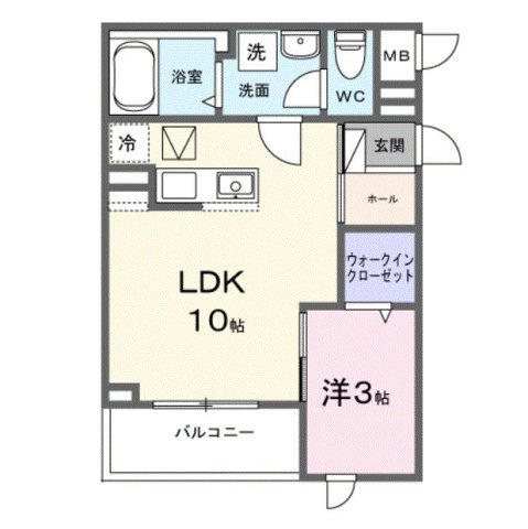 東羽衣６丁目アパートの間取り