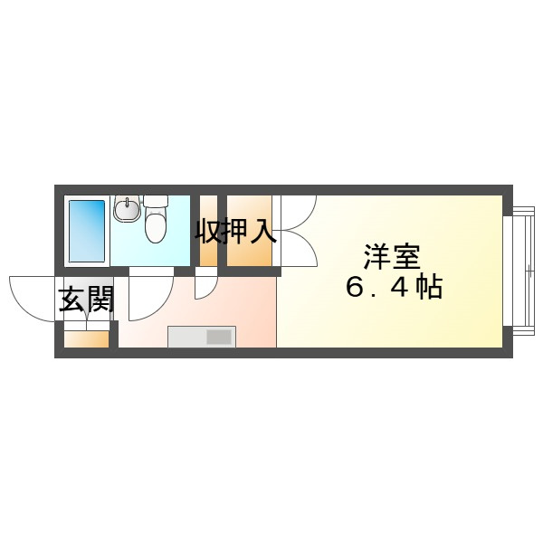 メゾンロークの間取り