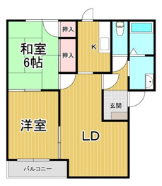 ロジュマン緑ヶ丘の間取り