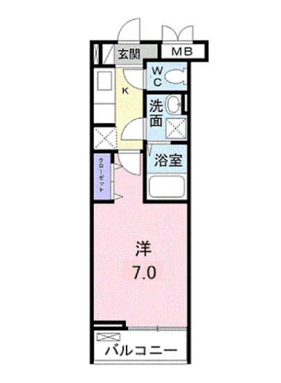 フルリール　の間取り