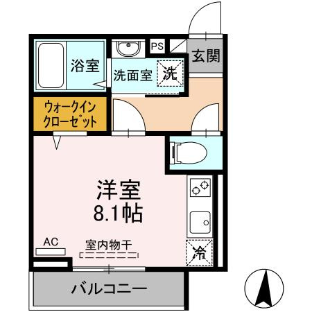 アンジュール多摩川の間取り