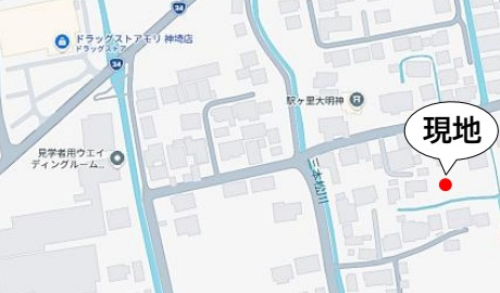 神埼市神埼町田道ケ里5期2区画 4号棟の地図