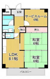 グランディール園田の間取り