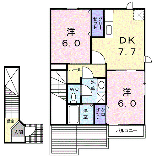 サンセールの間取り