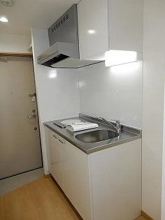 立川市高松町１丁目のアパートのキッチン