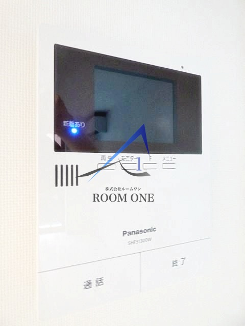 luana二子の設備|モニター付きインターホンです。