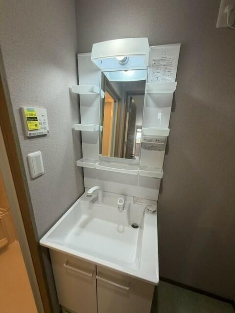 センターパーク本木西町の洗面所