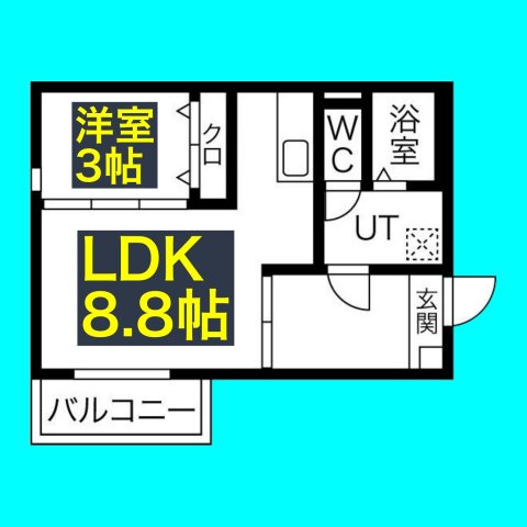 Gallery庄内通(ギャラリーショウナイドオリ)の間取り
