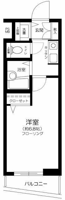 メインステージ日本橋小伝馬町の間取り|間取りです。