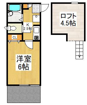 カーサフローラBの間取り