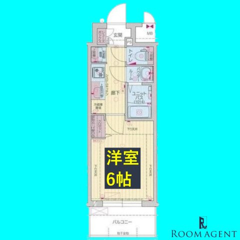 プレサンス太閤通駅前デュプルの間取り