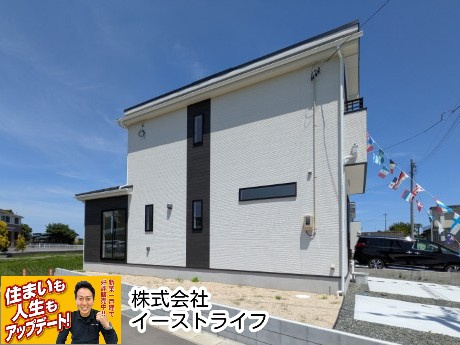 【新築戸建】　いわき市小名浜花畑町2期の外観|同社施工外観