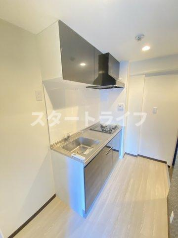 大阪市淀川区木川西４丁目の賃貸マンションのキッチン
