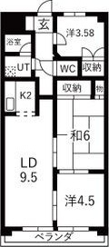 クインズヒル日南の間取り