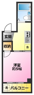 サンパーク元住吉の間取り|都市ガス☆ＣＡＴＶ☆ガスコンロ可☆