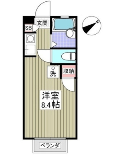 ヒルパールの間取り