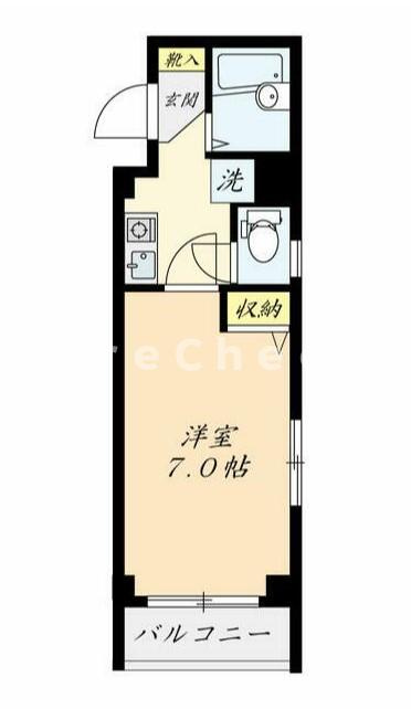 マーベラス早稲田鶴巻町の間取り