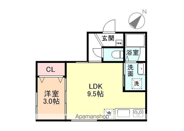 Ｌｕｎａ江尻IIの間取り