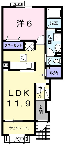コッティ　眞馬の間取り