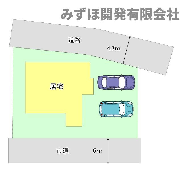東根市若木23-22の区画図