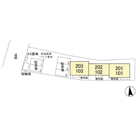 グレイスフィールドの区画図