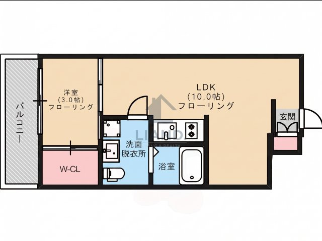 アイセレブ箱崎駅前　筥松小学校区の間取り|アイセレブ箱崎駅前