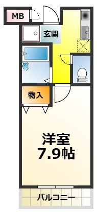 セゾンコート春木の間取り