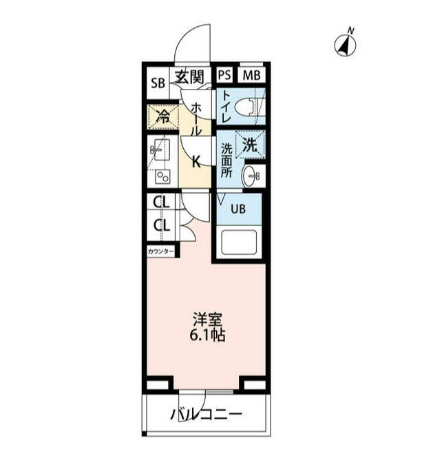 ＳＱＵＡＲＥ　ＣＩＴＹ　ＮＯＢＯＲＩＴＯの間取り