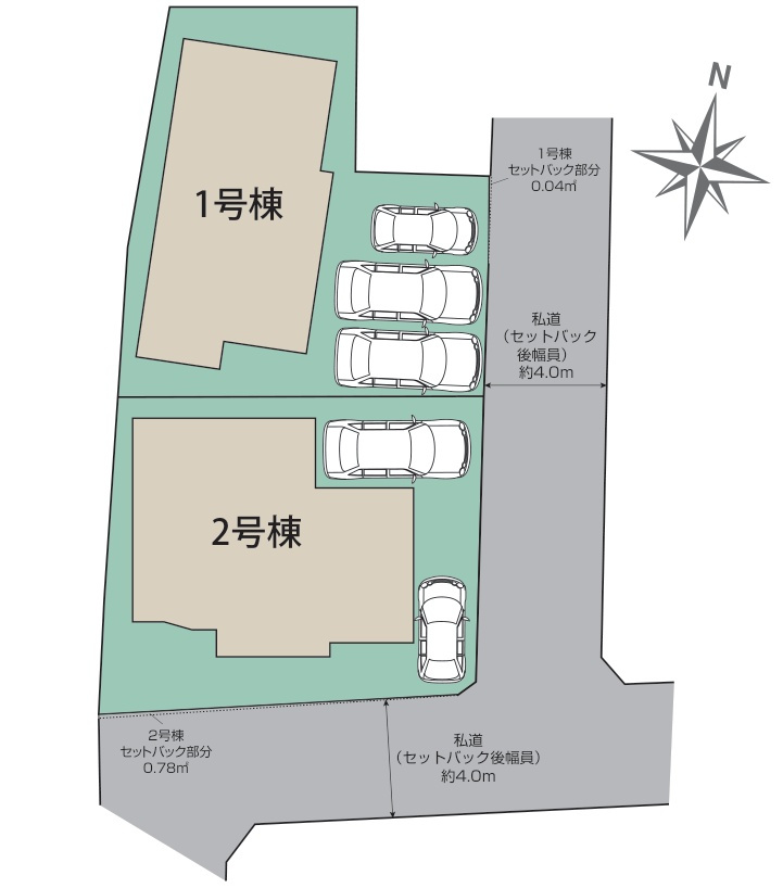 泉区中田西2丁目 新築戸建 一号棟 6180万円の間取り