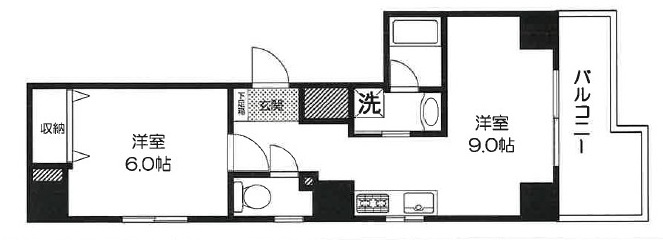 ラ・プチメゾンⅤの間取り|間取りです。