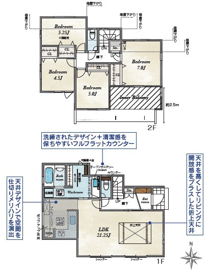 戸建 小平市天神町３丁目の間取り|3号棟