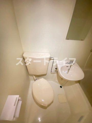 大阪市東淀川区東中島１丁目の賃貸マンションのトイレ
