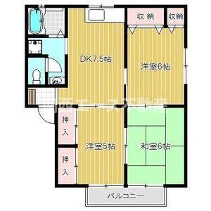 【間取り】 | グリーンシャルマンD棟