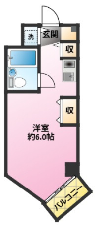 コスモハイム元住吉の間取り|ブレーメン通りを通って帰れます♪