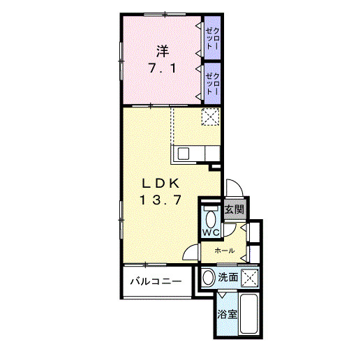 CASA SERENAの間取り