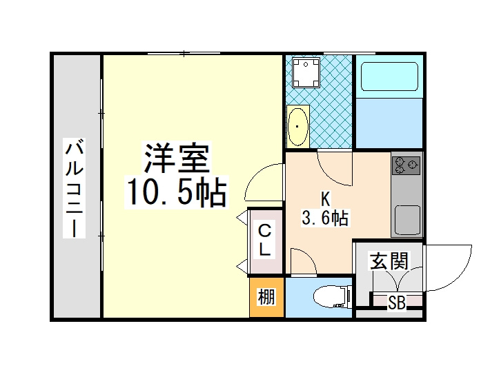 御影サンシャインの間取り
