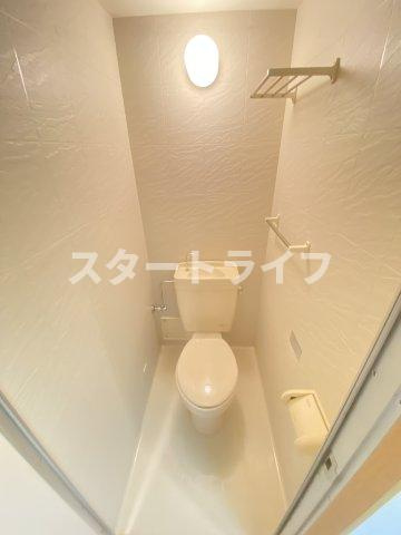大阪市東淀川区東中島１丁目の賃貸マンションのトイレ